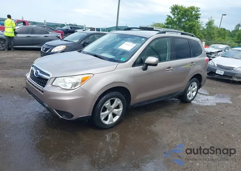 2015 Subaru Forester 2.5I Premium z USA, uszkodzony, nr VIN JF2SJADC8FH555340